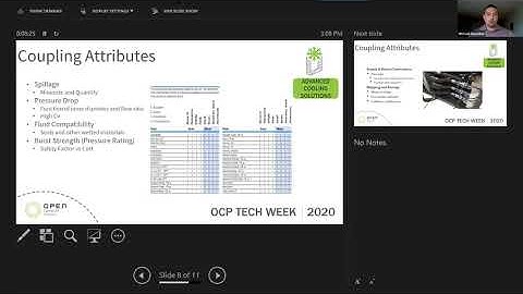 OCP 2020 Tech Week: Hose and Manual Couplings: Best Practices