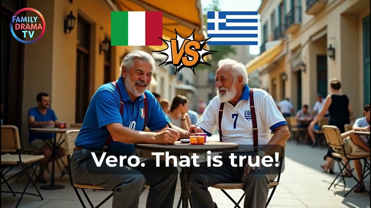 Italian Comedy - Greeks vs Italians Joke - Family Drama TV