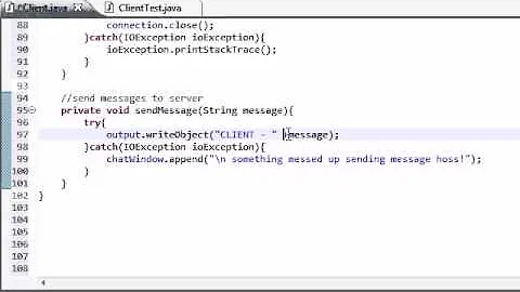 Intermediate Java Tutorial - 56 - Sending Messages to the Server - DayDayNews
