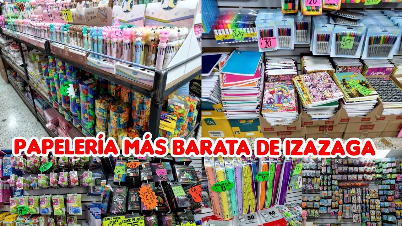 IZAZAGA 151 🫨 Una de las PAPELERIAS MAS BARATAS DE IZAZAGA 😱
