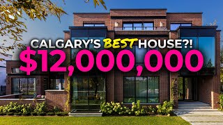 Inside a $12,000,000 Calgary Mansion with Unbelievable SURPRISES   Huge Downtown Views!