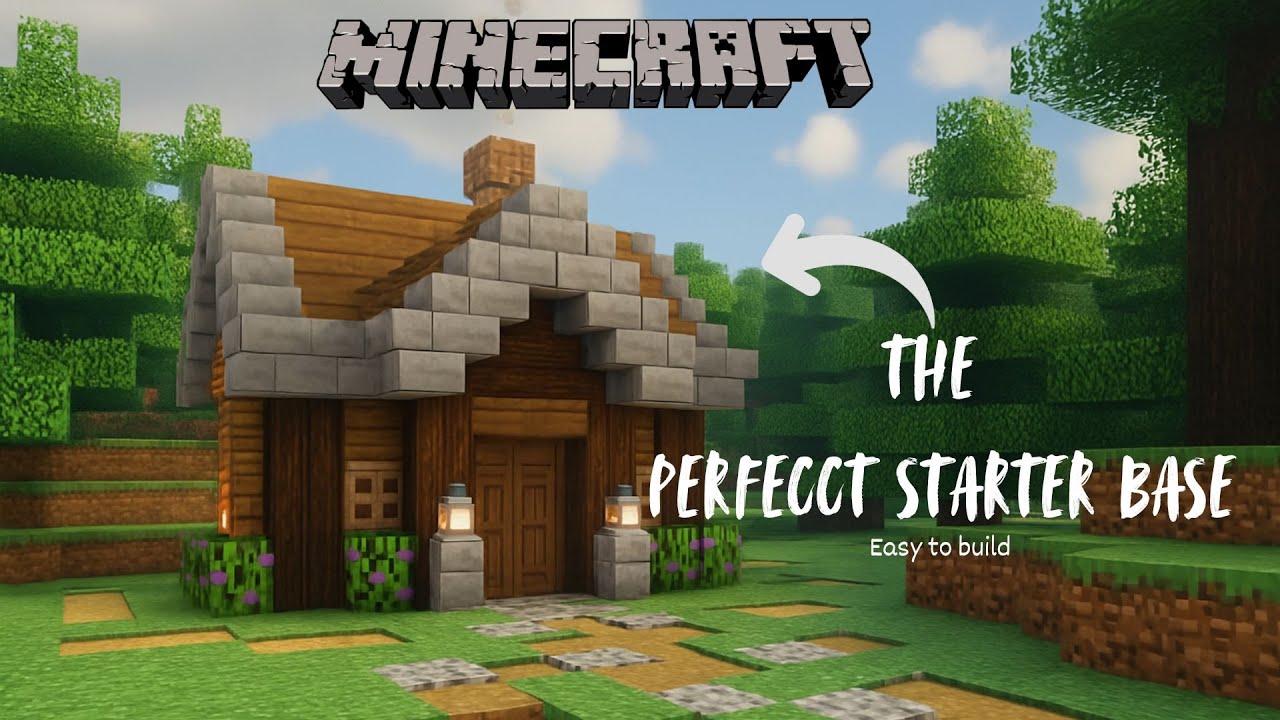 Minecraft Starter Base Java minecraft starter base tutorial #minecraft #minecraftbuilds # ...