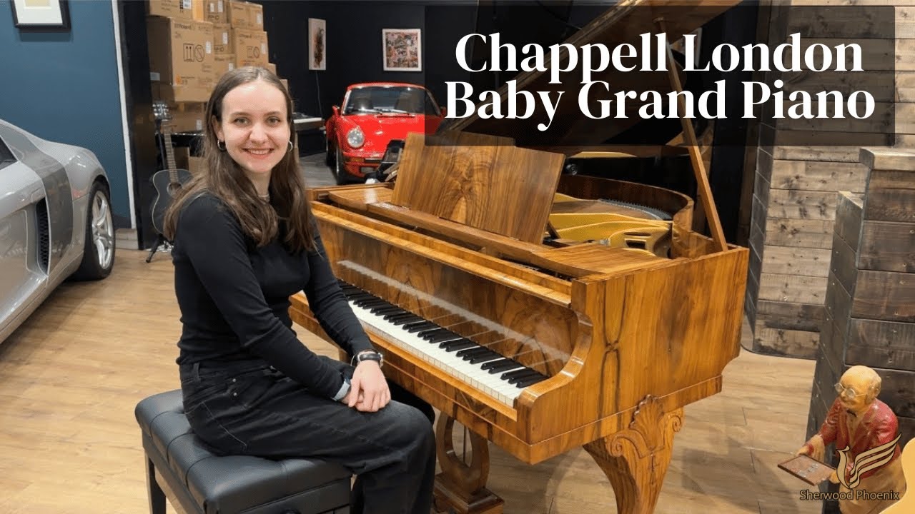 Chappell London Baby Grand Piano Burr Walnut | Review & Demo