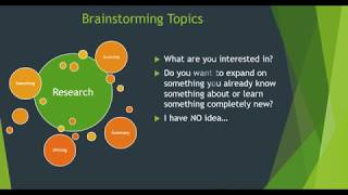 Health Research 101 #6: Brainstorming Topics