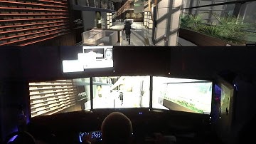 Max Payne 3 Eyefinity Gameplay (Tri Triple Screen) - First Mission - Intro To Game