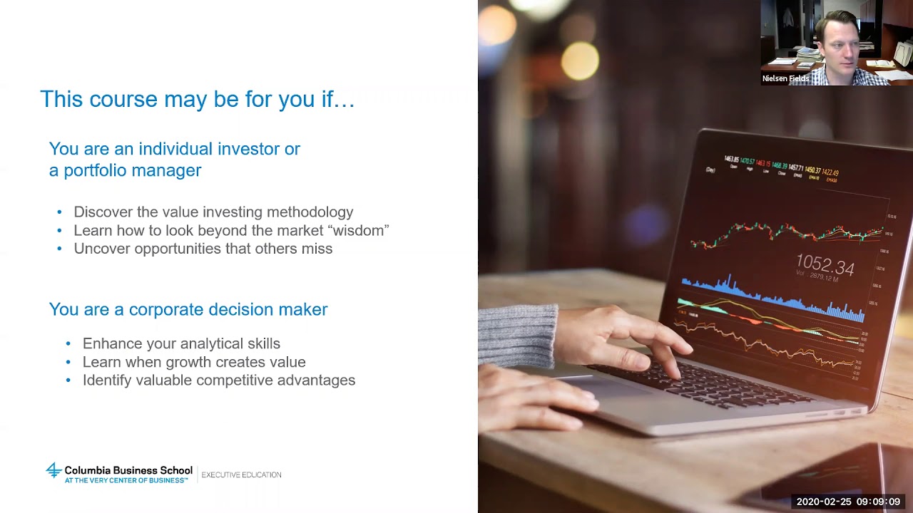 Columbia Executive Education | Value Investing | Webinar - YouTube