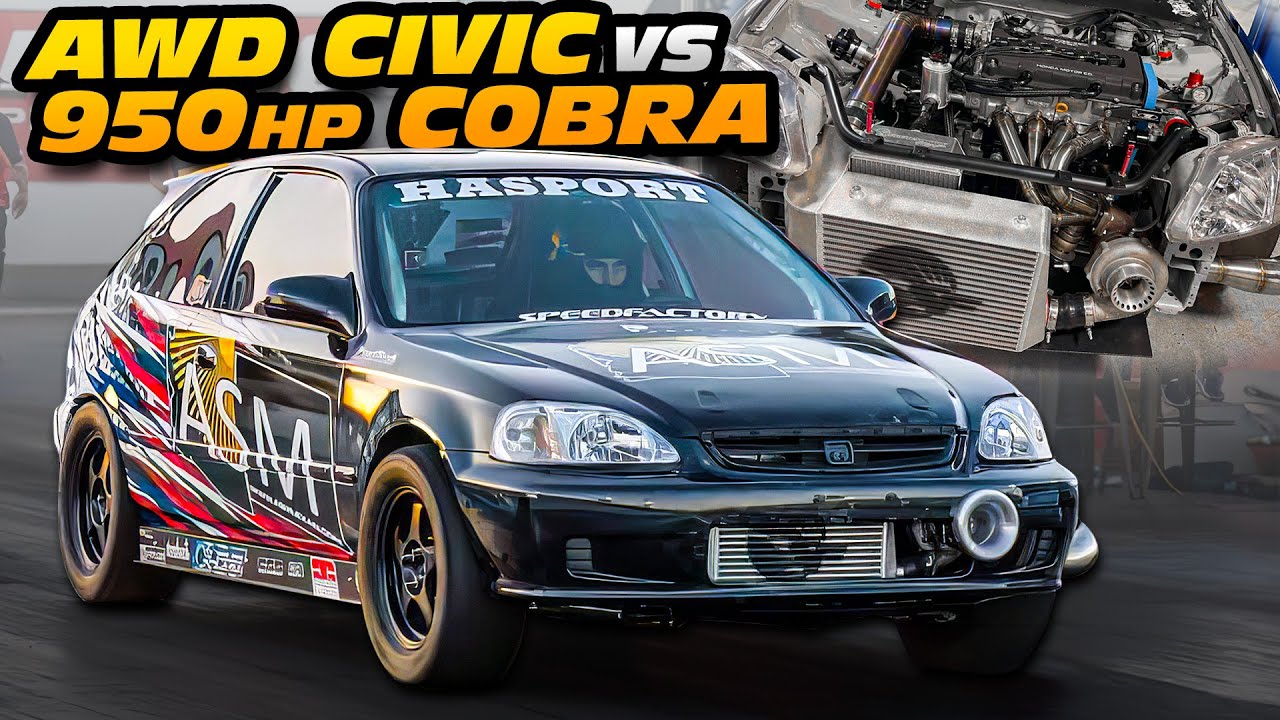 800HP AWD B-Series Civic VS 950HP Terminator Cobra! (TOO CLOSE TO CALL)