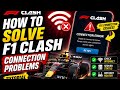 How to solve F1 Clash connection problems TUTORIAL GUIDE F1 Clash connection problems