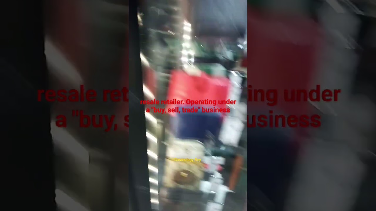 resale retailer. Operating under a "buy, sell, trade" business