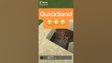 How to make quicksand in Minecraft #shorts