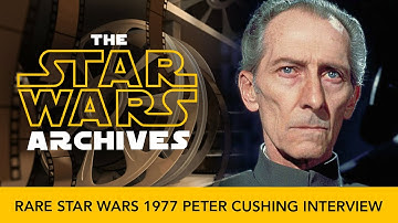 RARE Star Wars (1977) Peter Cushing Interview