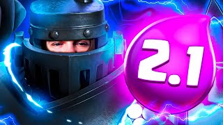 2.1 ELIXIR! CHEAPEST MEGA KNIGHT CYCLE DECK IN CLASH ROYALE!