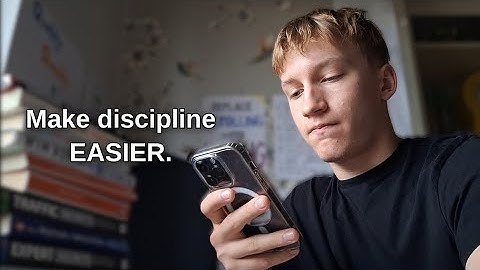 how to make discipline EASIER than scrolling social media