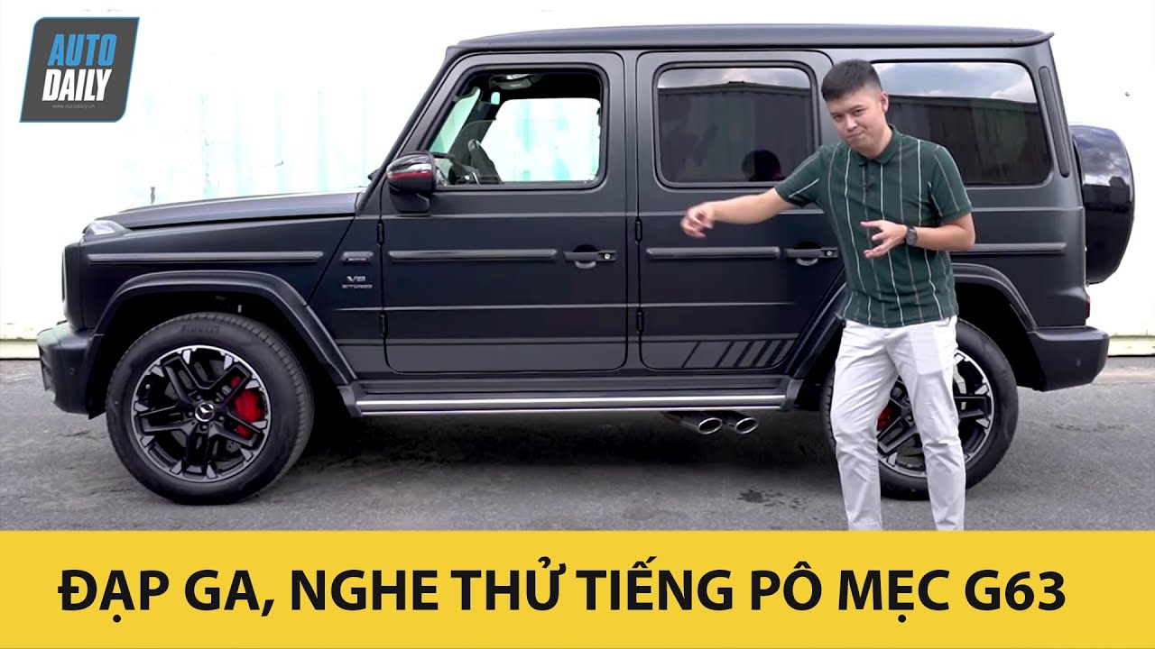 Đạp ga nghe thử tiếng pô đầy mê hoặc của Mercedes G63... - youtube