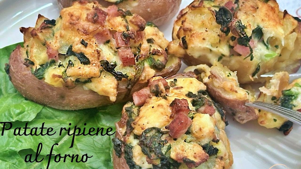 Patate ripiene al forno