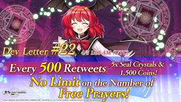Touhou LostWord - Dev Letter #22 (4/5/2023)