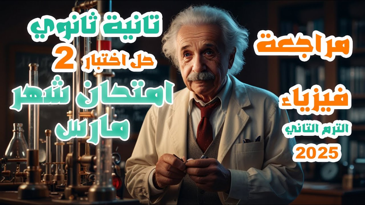 مراجعة الفصل الثالث فيزياء الصف الثاني الثانوي الترم الثاني 2025 اختبار 2