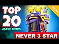 Top 20+ TH15 War &amp; Legend League Base Links | Best Town Hall 15 Anti 3 Star CWL Bases 2025