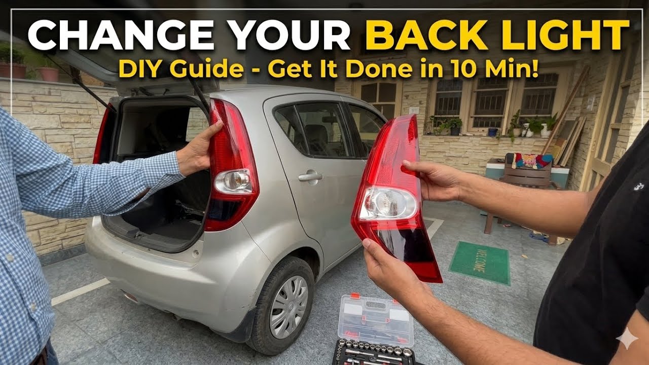 Ritz Tail Light Changed | How to change Backlight of your Car ...