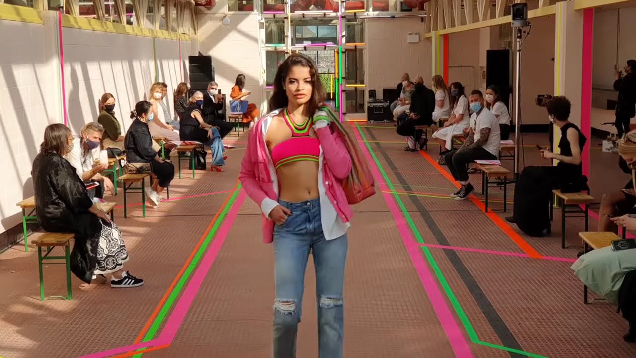 Mark Fast show for London Fashion Week SS21