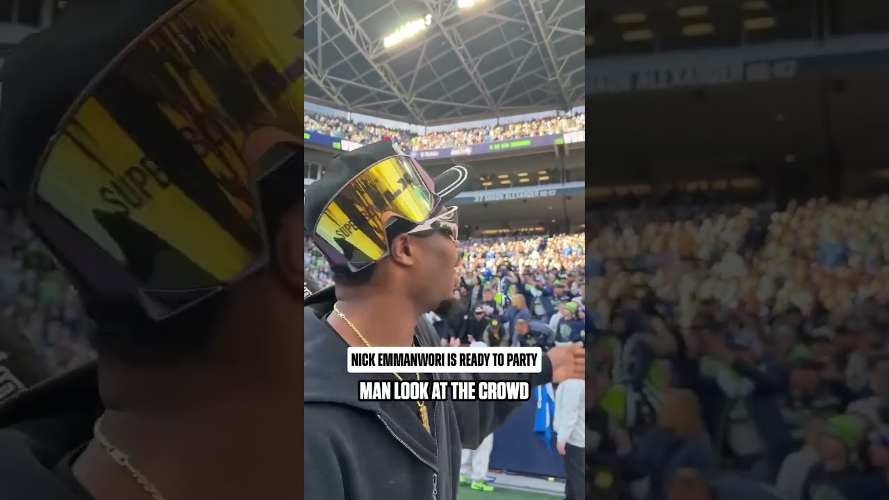 Nick Emmanwori: "it's lit"  🙌🍾