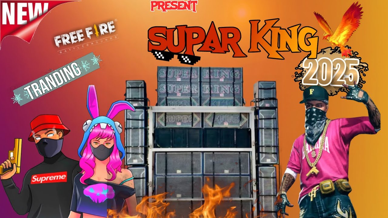 Super king band new 2025 ⚡ tone mix tone 💃 free fire x super king new tone