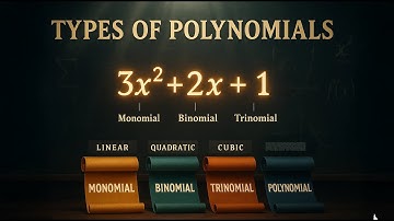 Types of Polynomials Explained with Examples | Monomials, Binomials, Trinomials Explained | PLS