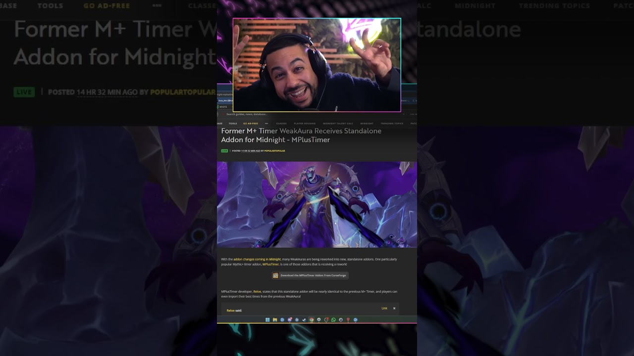 À MINUIT : "SUPPRESSION" DES WA ET ADDONS, MAIS CELUI-CI, DL-LE ! 