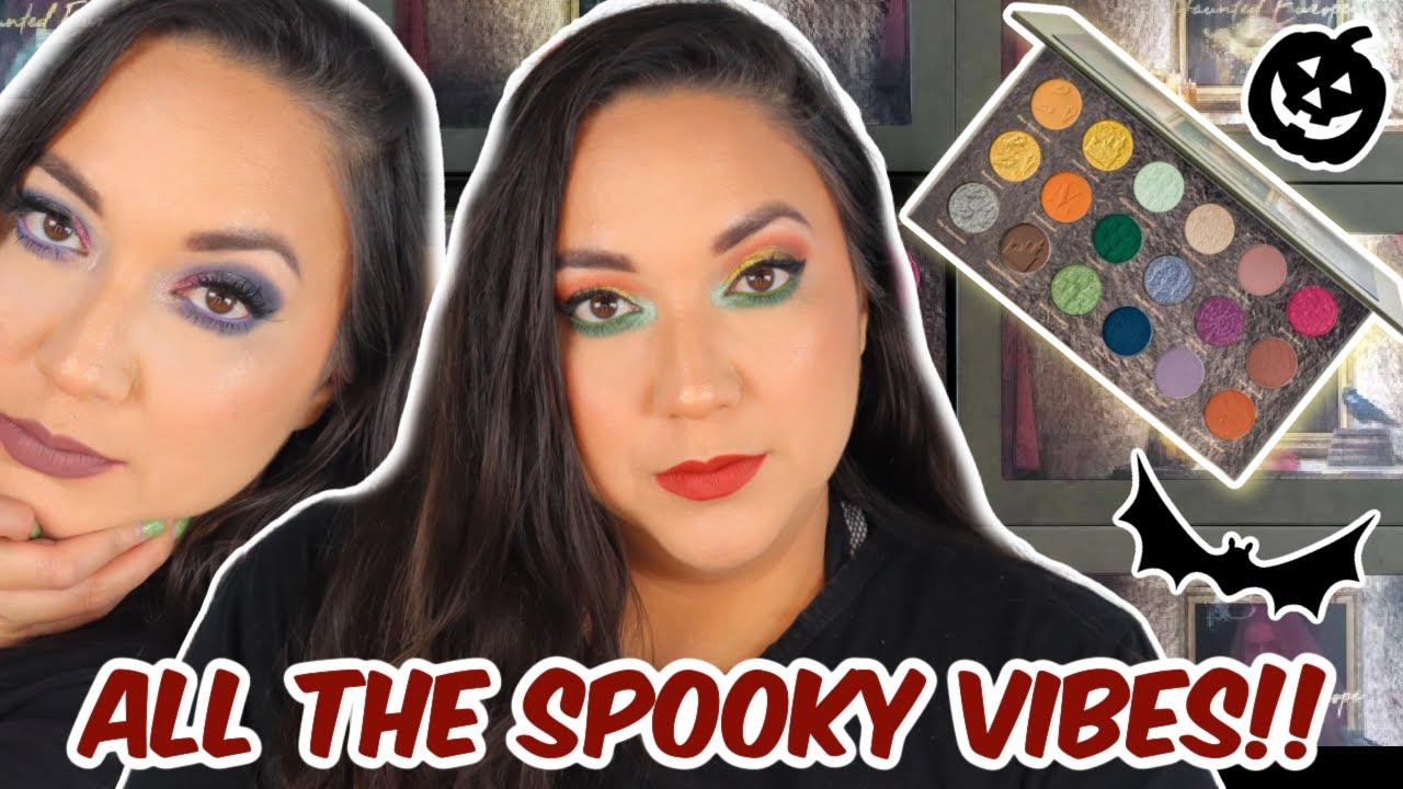 THE NEW! NOMAD COSMETICS HAUNTED EUROPE PALETTE! 2 LOOK + SWATCHES! ALL ...