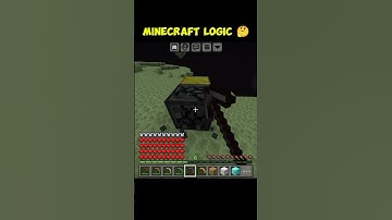 minecraft logic #gaming #minecraft #viralshort #logic