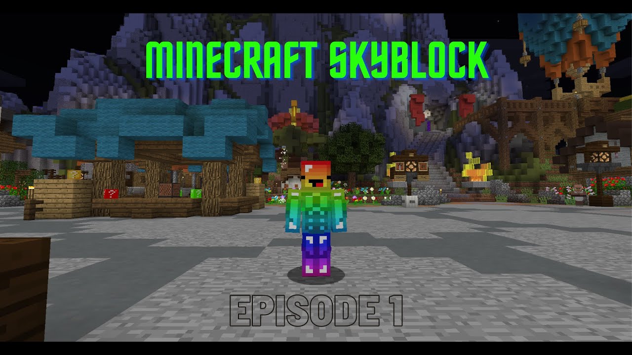 Welcome to SKYBLOCK!! Minecraft Skyblock #1 - YouTube