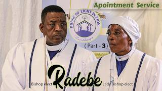 Appointment Service ┃Bishop elect & Lady Bishop elect Radebe ┃Part - 3 ┃Chiawelo Triple C Hall.