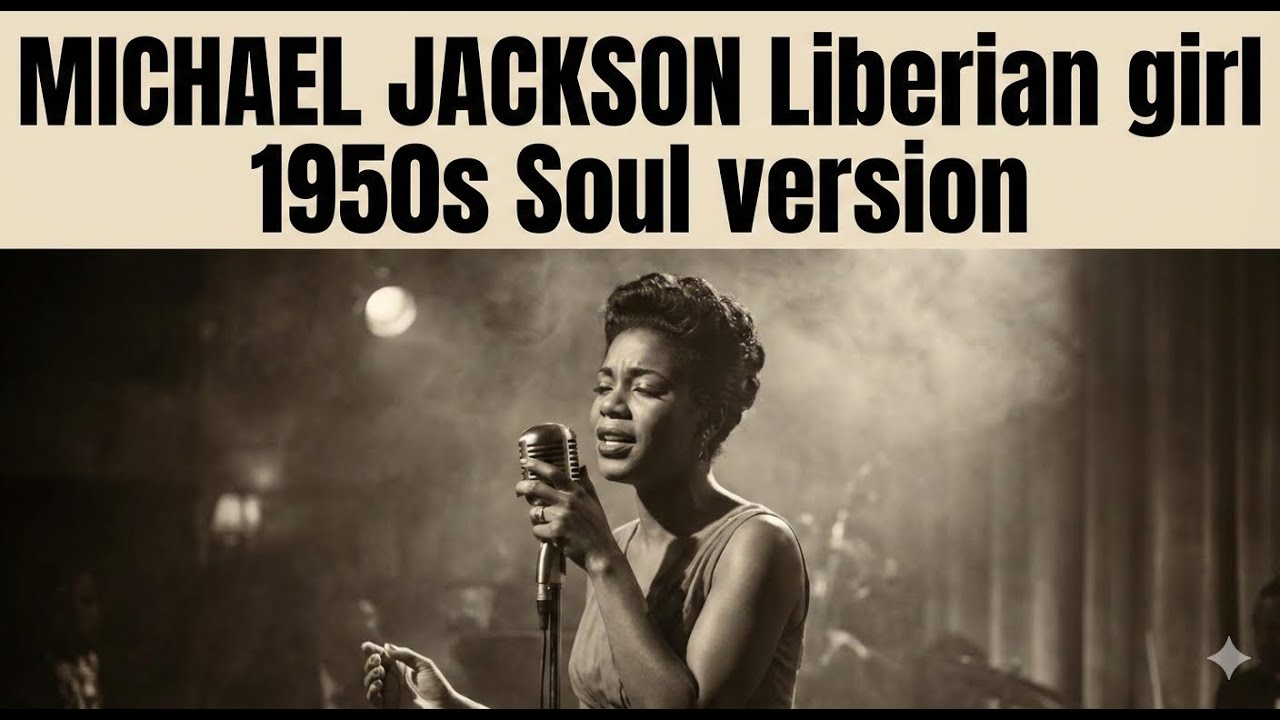 MICHAEL JACKSON Liberian girl (1950s A.I Soul Reimagined Version)