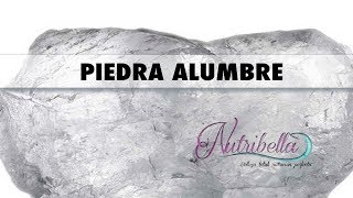 Piedra alumbre ¿Para qué sirve? ¿Cómo se usa?