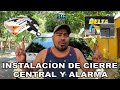 instalacion de cierre central y alarma a un carro año 89