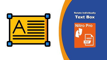 Een tekstvak handmatig roteren in een PDF-bestand in Nitro Pro PDF Editor
