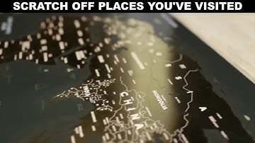 Scratch off World Map