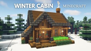 Minecraft: How to Build a Winter Cabin [Tutorial]