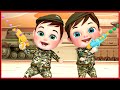 銃のゲームの歌| 保育園のライム＆キッズソング| やカーツーン