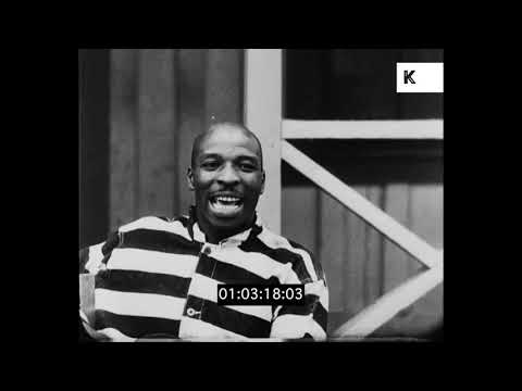 Singing and Dancing on a Chain Gang, 1930s USA in hd