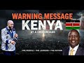 WARNING MESSAGE 2026 KENYA MAY JUNE PR RUTO POLITICIANS CHURCH AND KENYANS THIS WILL FALL ON YOU