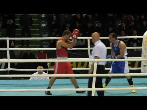 14-11-2019 Georgia Boxing (75kg) RED Giorgi Kharabadze Kutaisi VS BLUE Tsikolia Goga Tbilisi.
