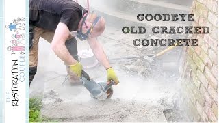 Breaking out the Old Concrete Paths