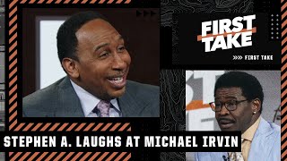 Stephen A. laughs at Michael Irvin 😂 for saying the Cowboys are the NFL's best team  | First Take