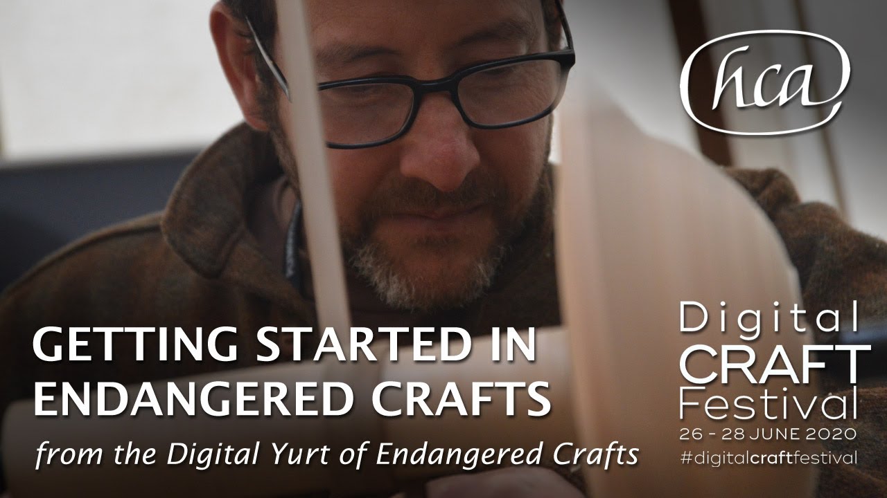 Getting into endangered crafts discussion in the Digital Yurt of Endangered Crafts