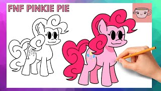 How To Draw Pinkie Pie | Friday Night Funkin Mod | FNF | My Little Pony | Drawing Tutorial screenshot 2