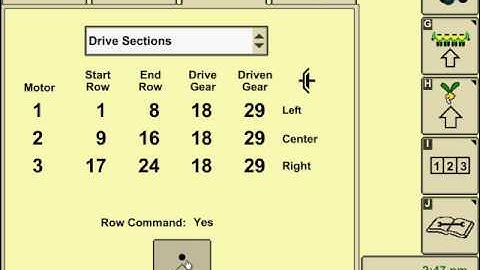 Setup procedures of hydraulic drives on SeedStar planter using 2600 2630