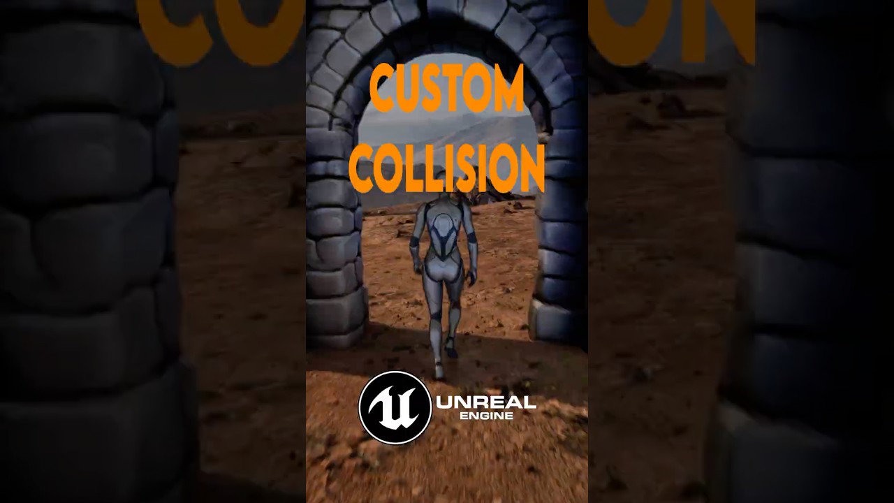 Unreal Engine 5 Custom Collision in Under 60 Seconds #unrealengine #gamedev #indiedev