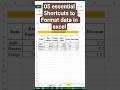 Speed Up Excel Formatting with These 5 Keyboard Shortcuts