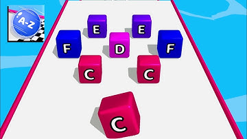 A-Z RUN 🏃‍♀️- All Levels Gameplay Walkthrough Android, iOS NEW UPDATE